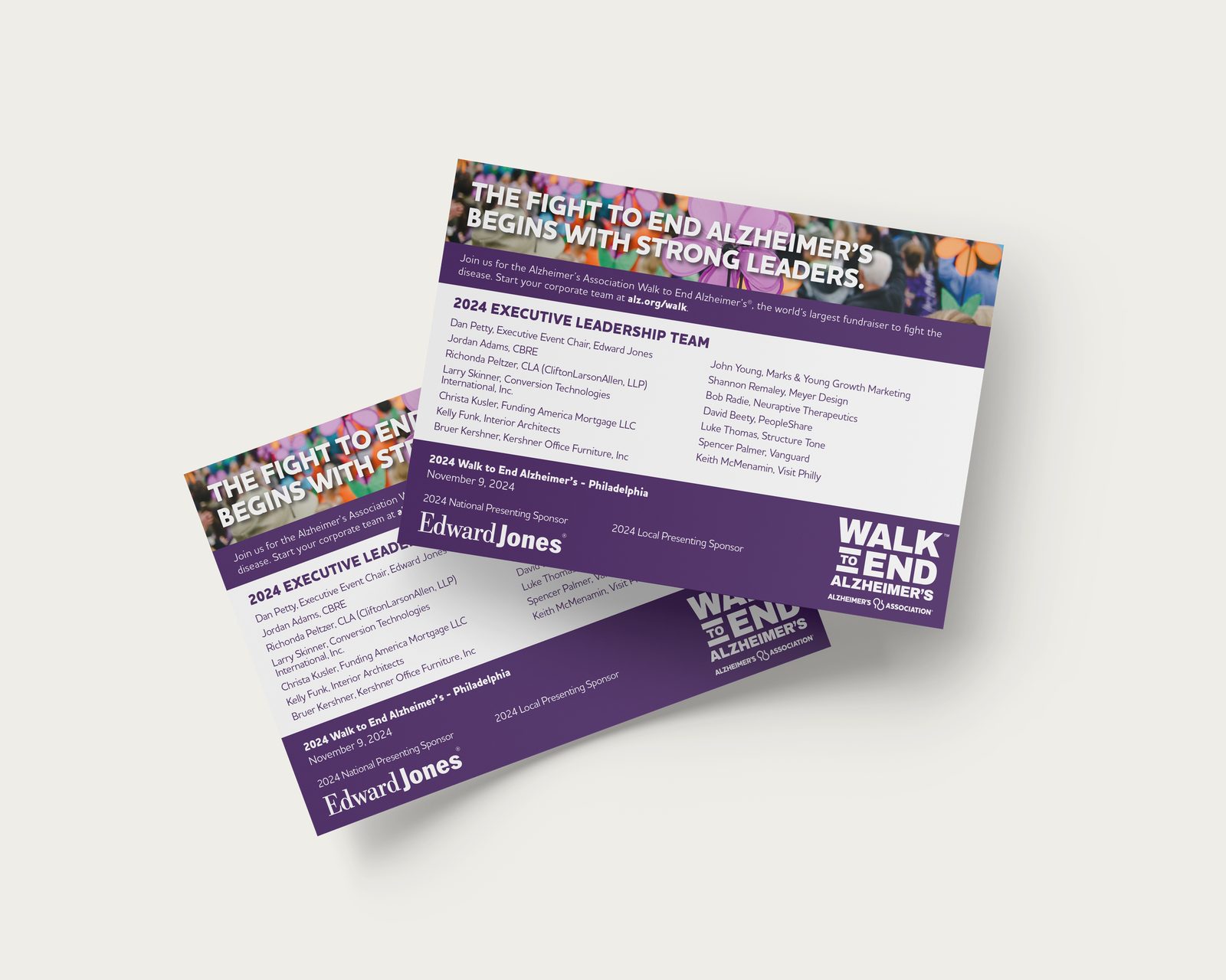 Alzheimer's Association postcards