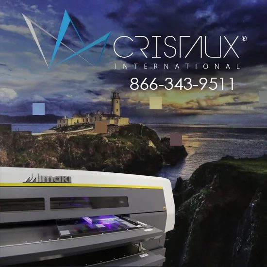 Cristaux digital printing banner