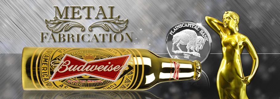 Cristaux metal fabrication banner