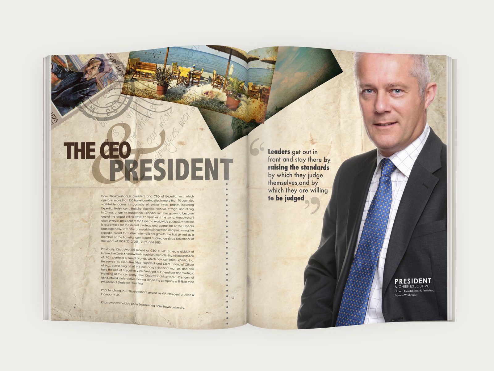 Expedia annual report: letter to shareholders spread