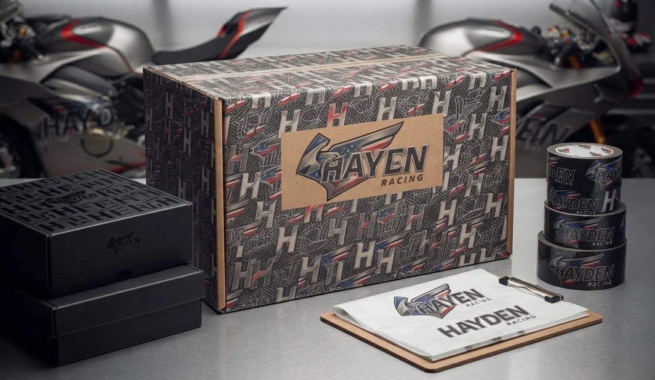 Hayden Racing packaging