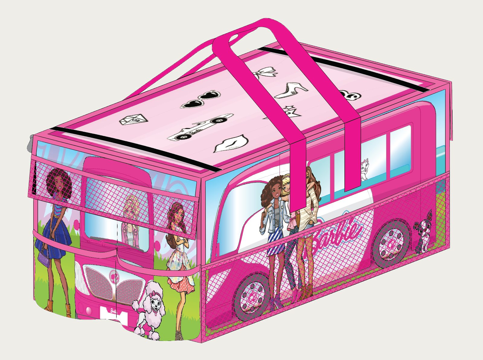 Barbie car organizer concept