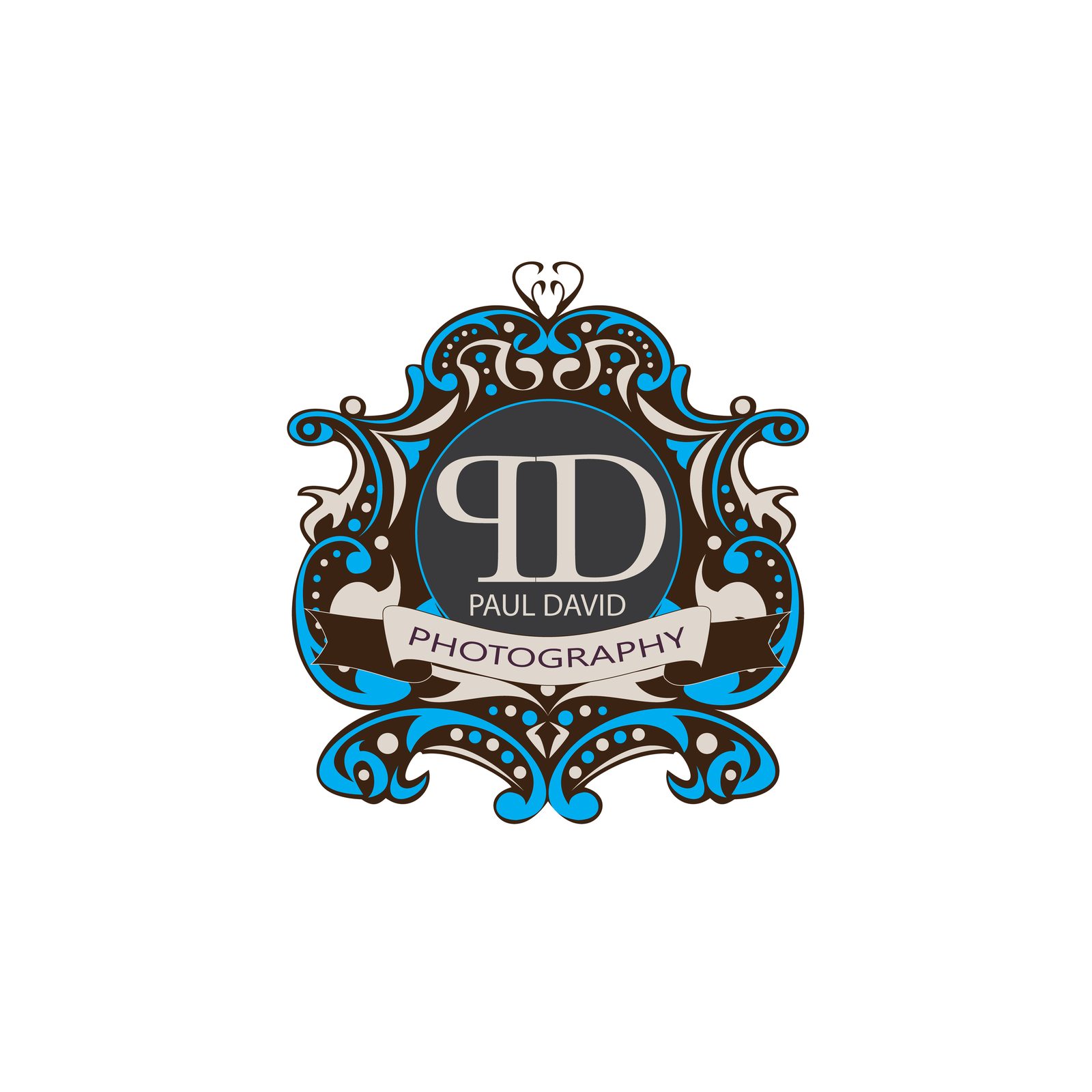 Paul David Photography crest logo