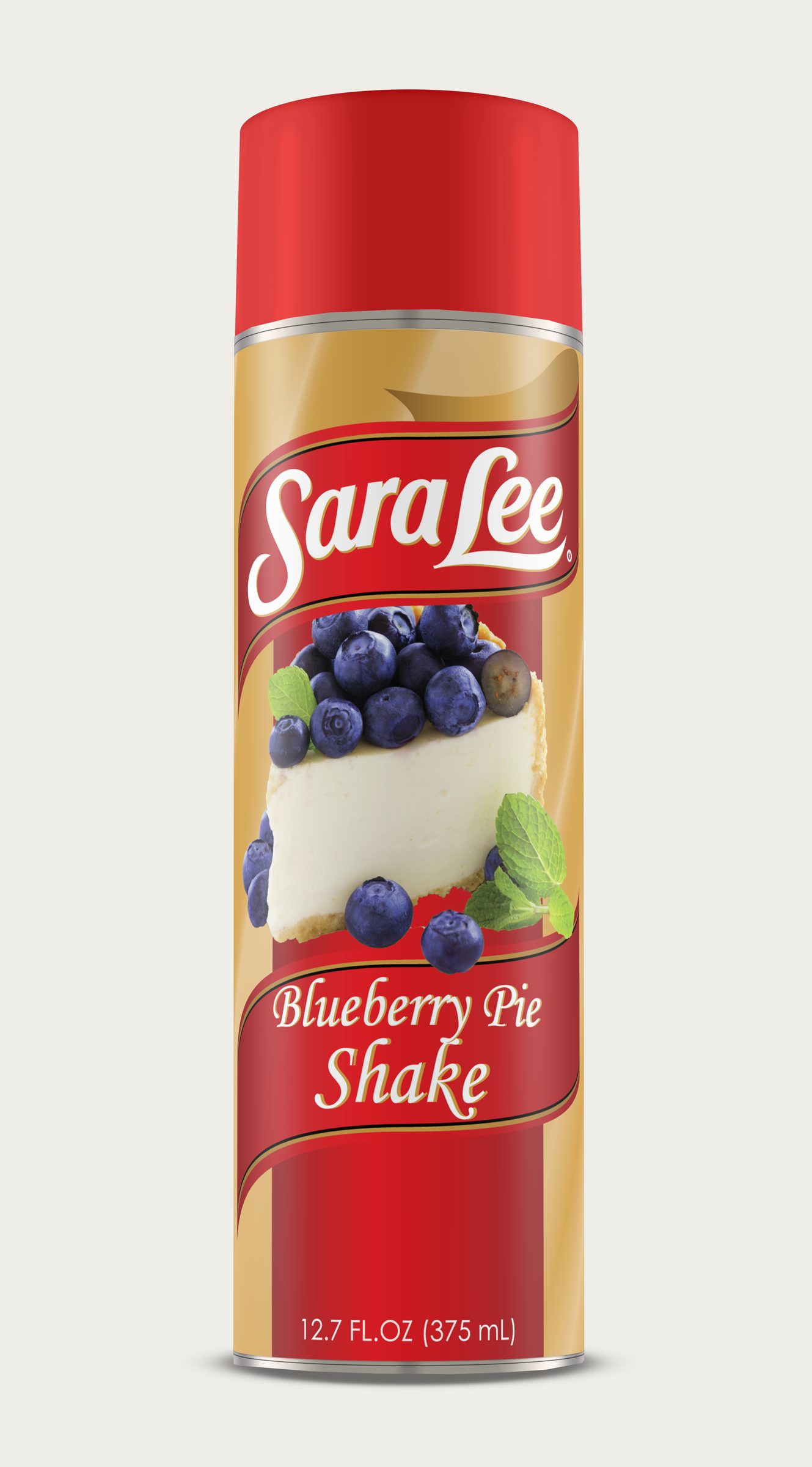 Sara Lee Blueberry Pie shake can