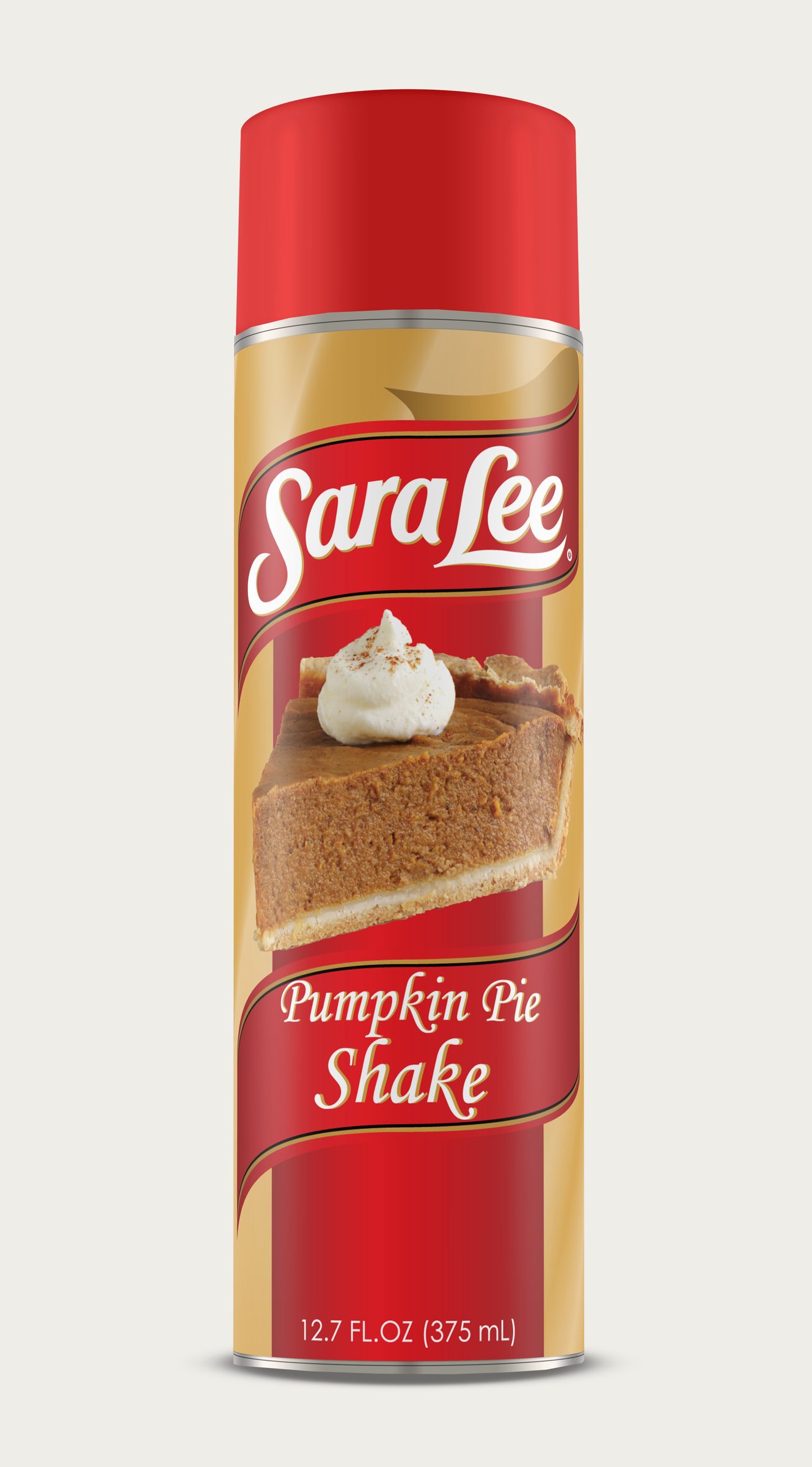 Sara Lee Pumpkin Pie shake can