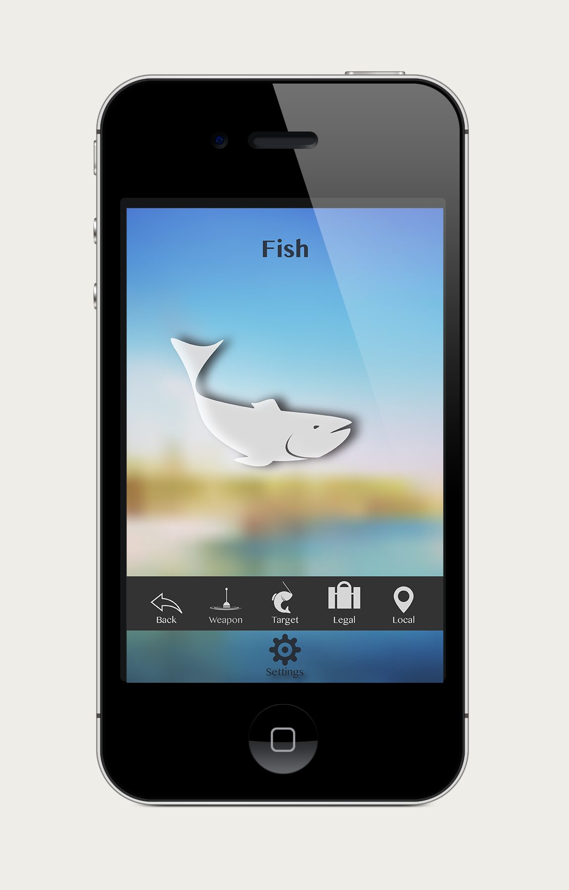 Sportsman's Guide app fishing screen